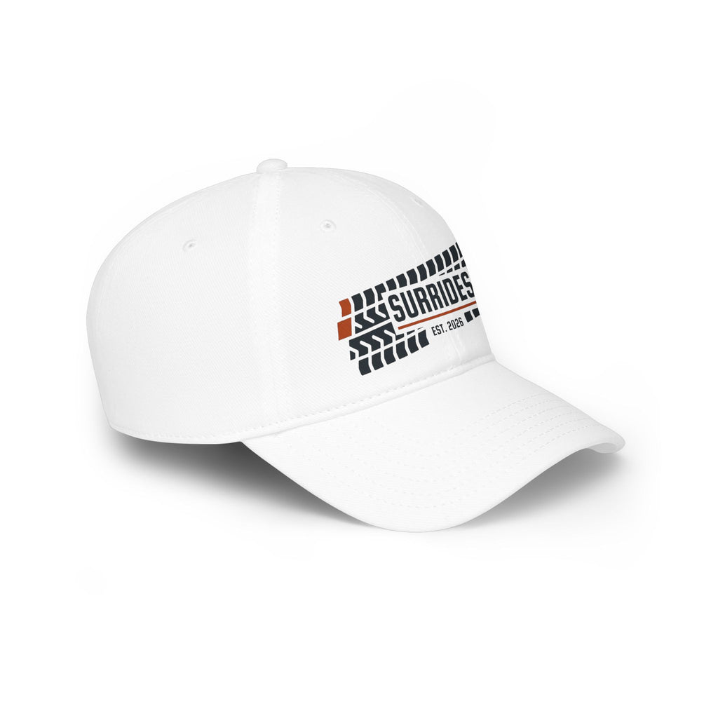 Surrides Tire-Tread Baseball Cap — 'Surrides Est. 2026' Low Profile Hat