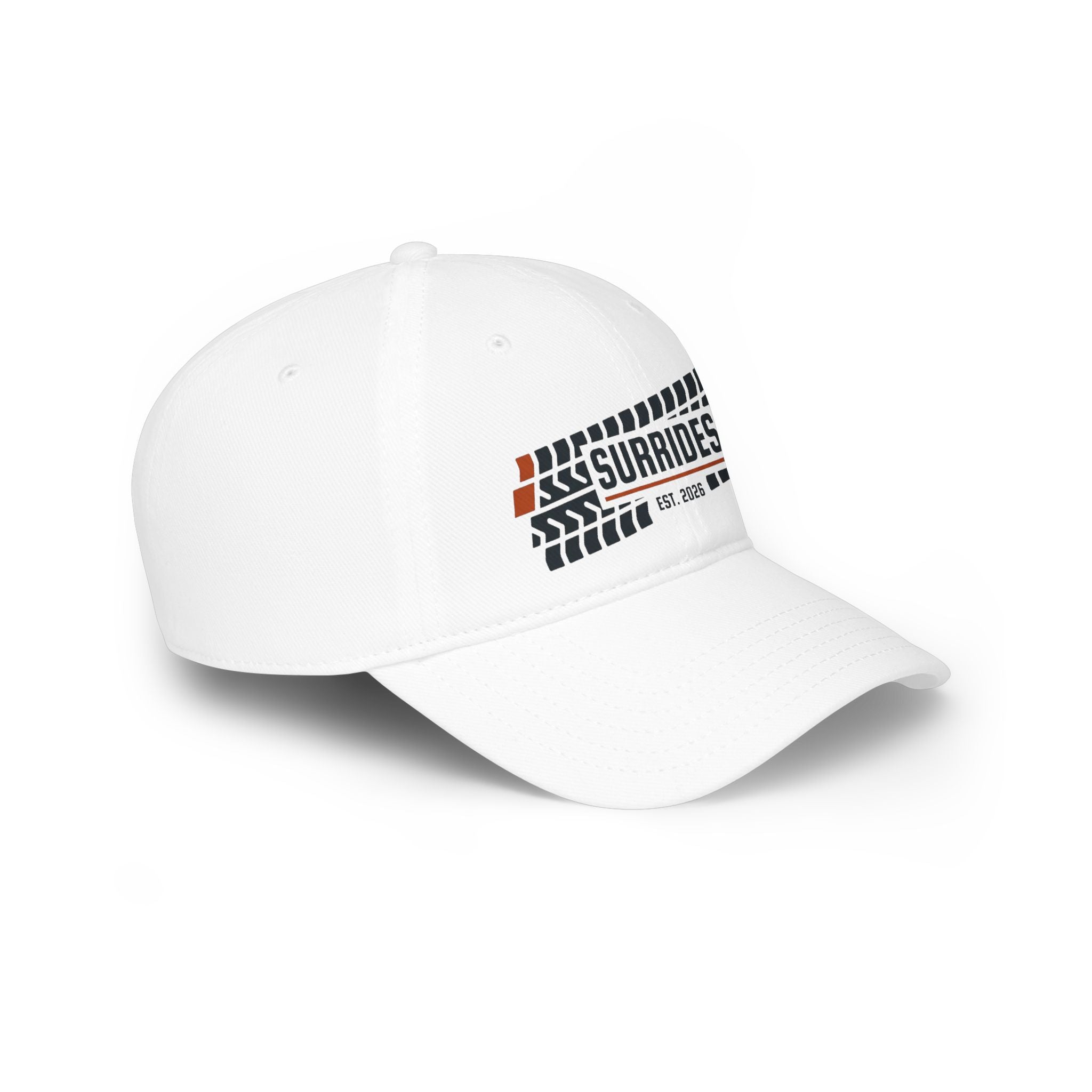 Surrides Tire-Tread Baseball Cap — 'Surrides Est. 2026' Low Profile Hat